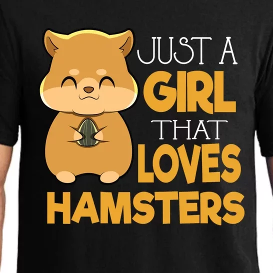 Girl That Loves Hamsters Gift Pajama Set