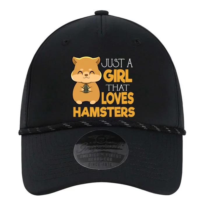 Girl That Loves Hamsters Gift Performance The Dyno Cap