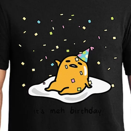 Gudetama The Lazy Egg It's Meh My Birthday Confetti Party Pajama Set