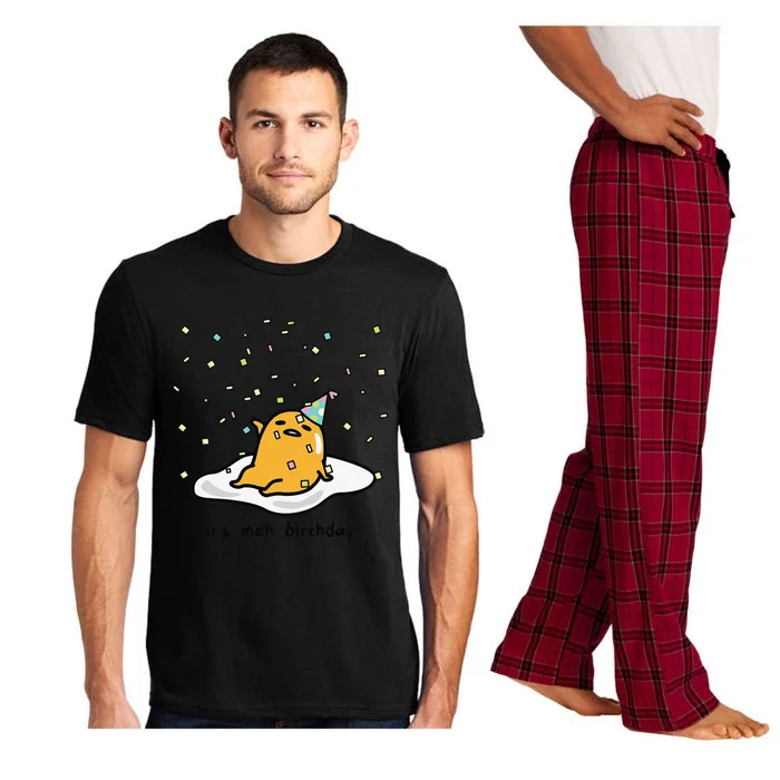 Gudetama The Lazy Egg It's Meh My Birthday Confetti Party Pajama Set