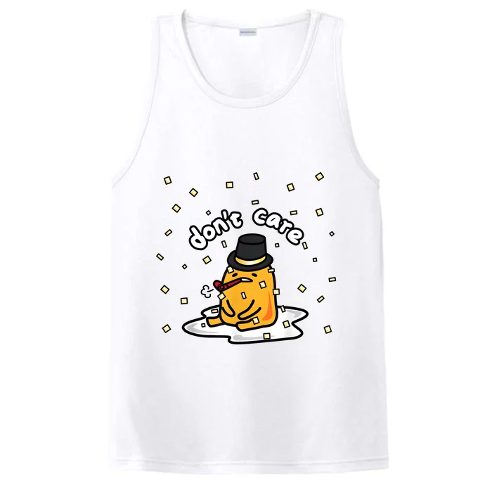 Gudetama The Lazy Egg Japan Don't Care Japan Performance Tank