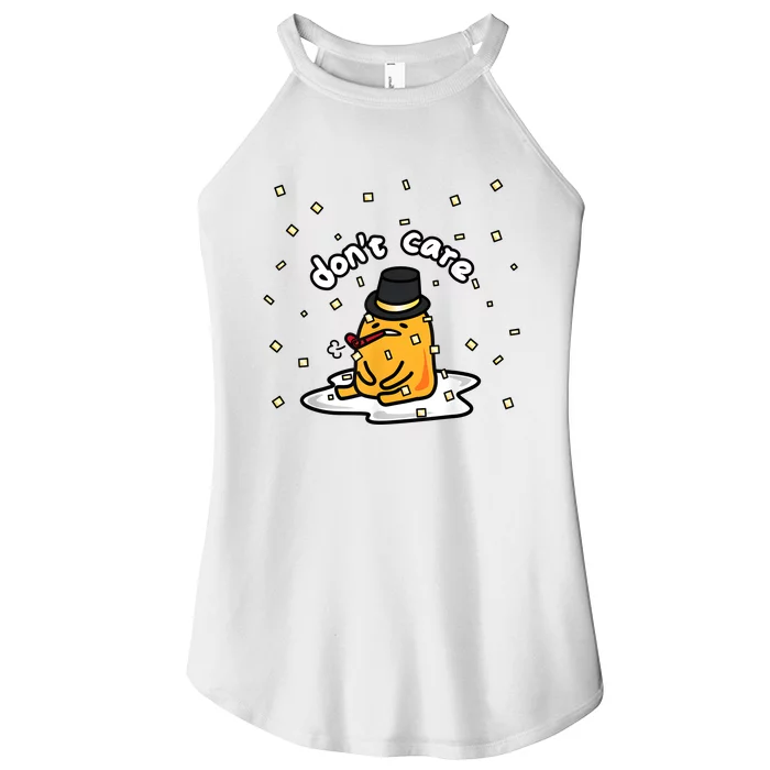 Gudetama The Lazy Egg Japan Don't Care Japan Women’s Perfect Tri Rocker Tank