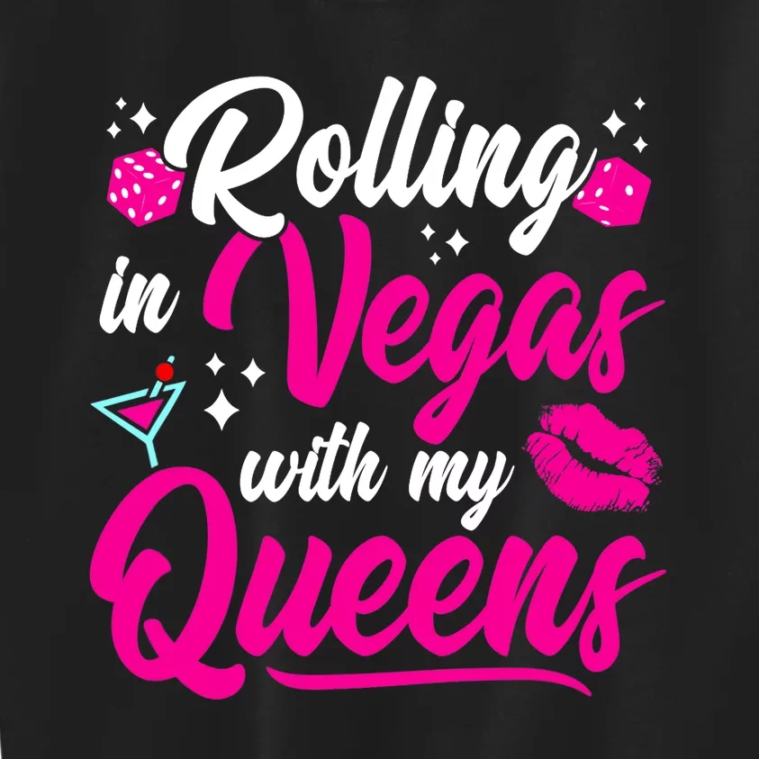 Girl Trip Las Vegas - Vegas Queens - Vegas Girl Trip Kids Sweatshirt