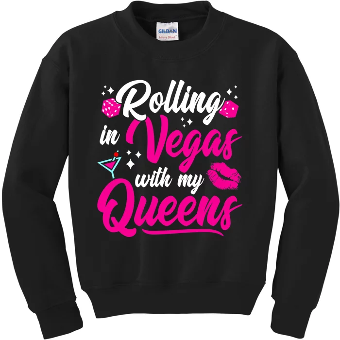 Girl Trip Las Vegas - Vegas Queens - Vegas Girl Trip Kids Sweatshirt