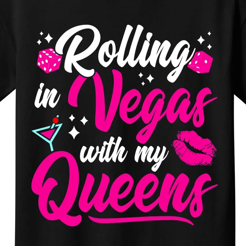 Girl Trip Las Vegas - Vegas Queens - Vegas Girl Trip Kids T-Shirt