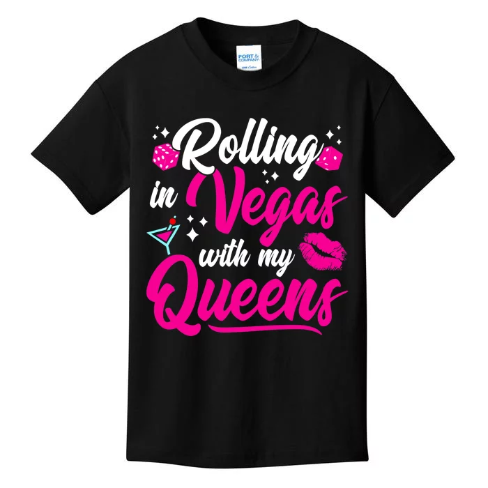 Girl Trip Las Vegas - Vegas Queens - Vegas Girl Trip Kids T-Shirt