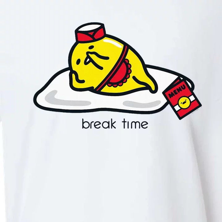 Gudetama The Lazy Egg Diner Server Break Time Sueded Cloud Jersey T-Shirt