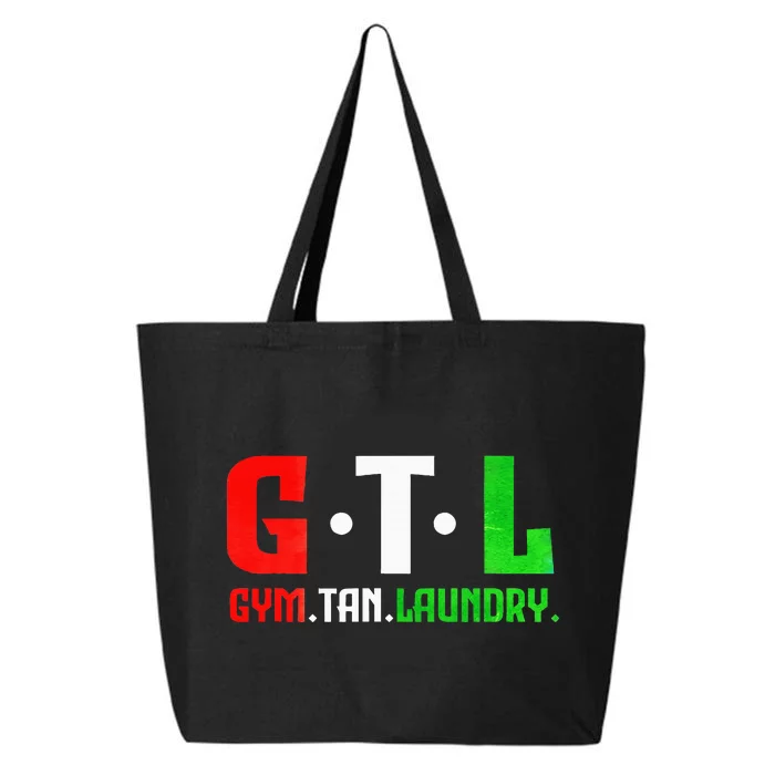 Gym Tan Laundry Gtl New Jersey Garden Nj Shore Italian Flag 25L Jumbo Tote