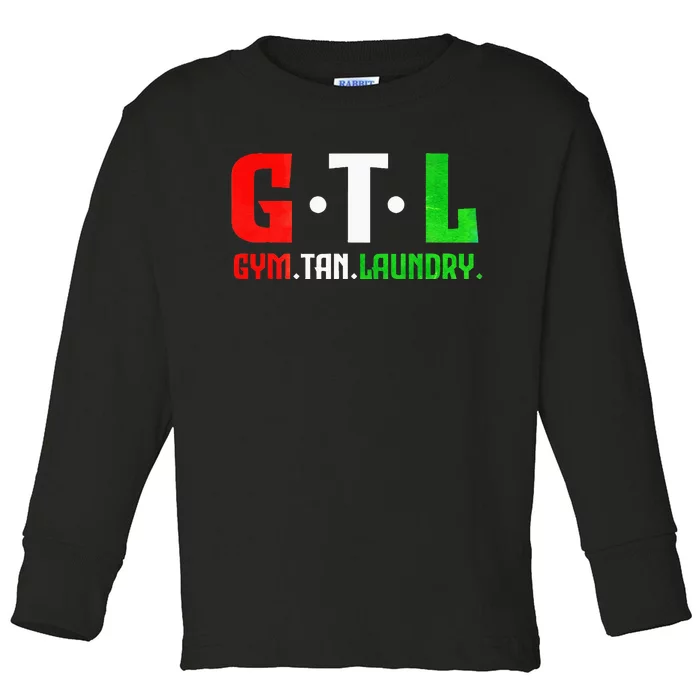 Gym Tan Laundry Gtl New Jersey Garden Nj Shore Italian Flag Toddler Long Sleeve Shirt