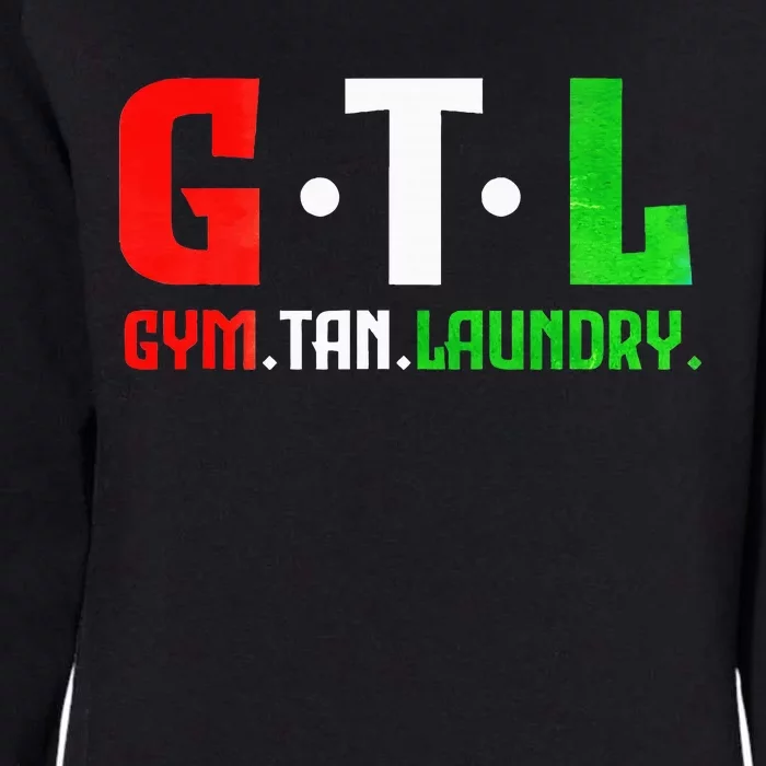 Gym Tan Laundry Gtl New Jersey Garden Nj Shore Italian Flag Womens California Wash Sweatshirt