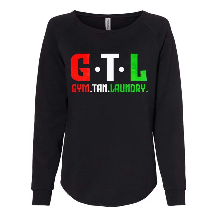 Gym Tan Laundry Gtl New Jersey Garden Nj Shore Italian Flag Womens California Wash Sweatshirt