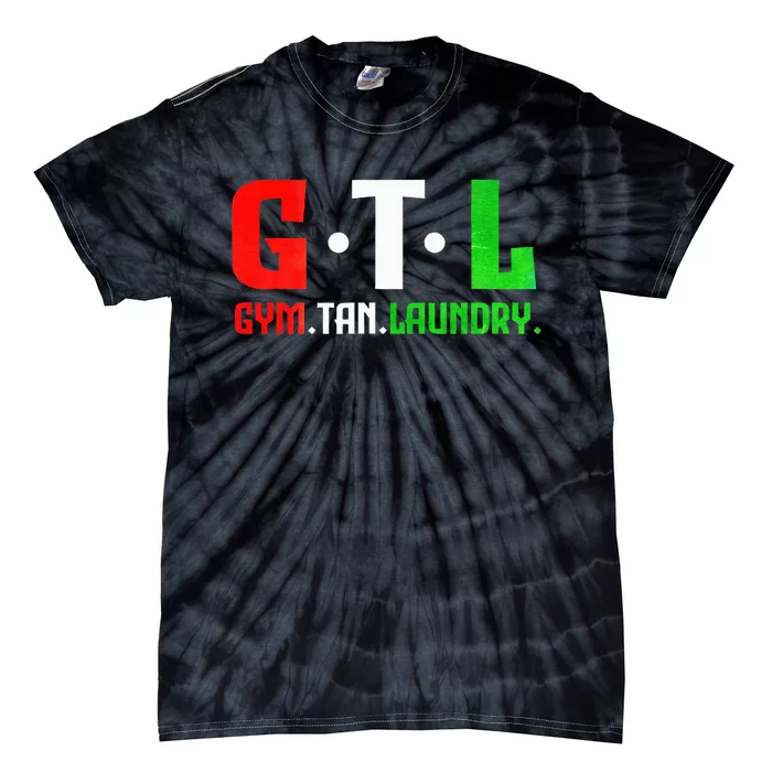 Gym Tan Laundry Gtl New Jersey Garden Nj Shore Italian Flag Tie-Dye T-Shirt