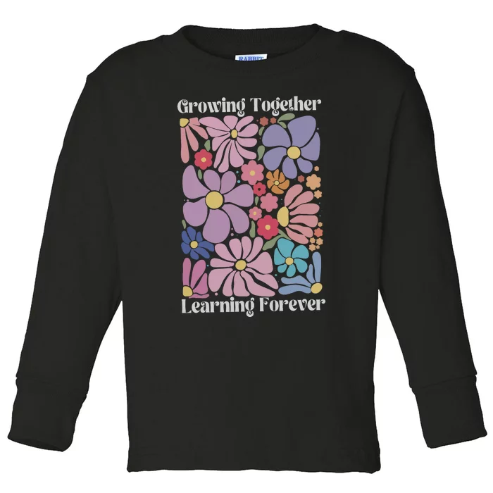 Growing Together Learning Forever Toddler Long Sleeve Shirt