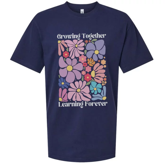 Growing Together Learning Forever Sueded Cloud Jersey T-Shirt