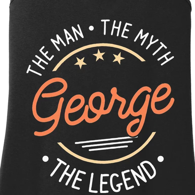 George The Man The Myth The Legend Ladies Essential Tank