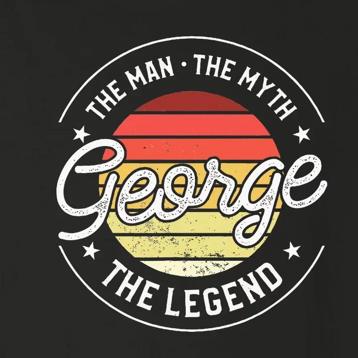 George The Man The Myth The Legend Toddler Long Sleeve Shirt