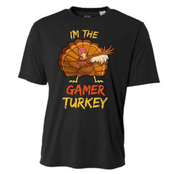 Gamer Turkey Matching Family Group Thanksgiving Party Pajama Cooling Performance Crew T-Shirt