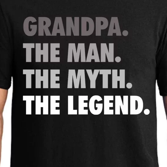 Grandpa The Man The Myth The Legend Gift FatherS Day Pajama Set