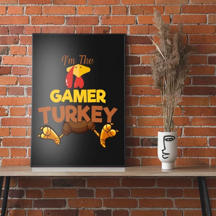 Gamer Turkey Matching Family Group Thanksgiving Gifts Poster