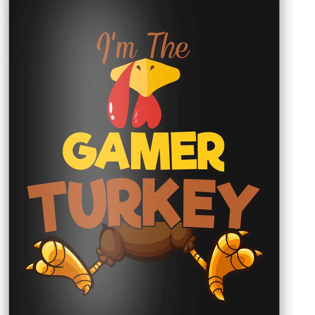 Gamer Turkey Matching Family Group Thanksgiving Gifts Poster