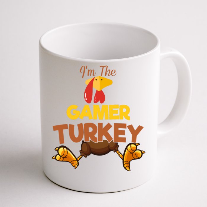 Gamer Turkey Matching Family Group Thanksgiving Gifts Front & Back Coffee Mug