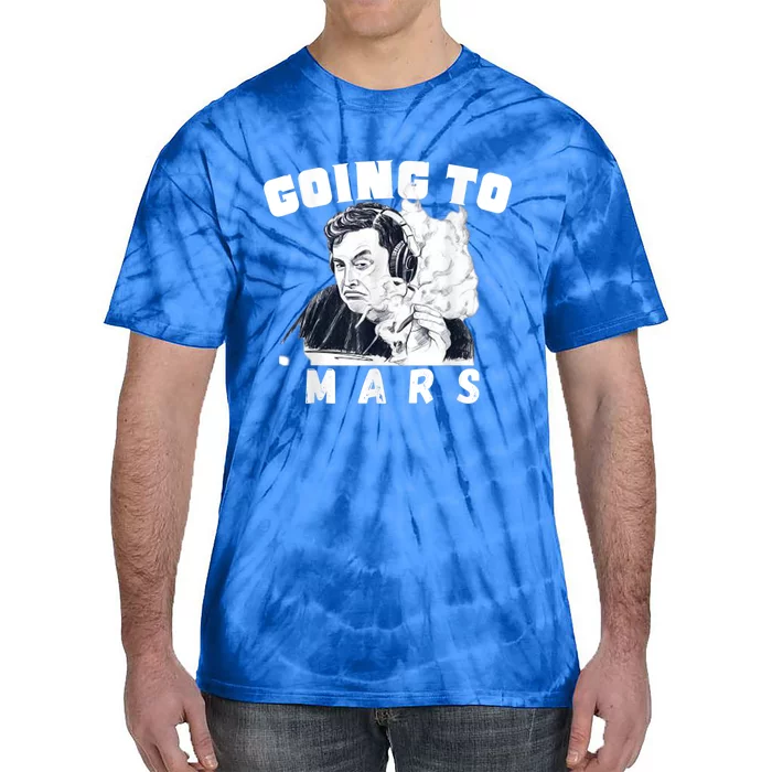 Going To Mars Occupy Mars Elon Marsexploration Tie-Dye T-Shirt