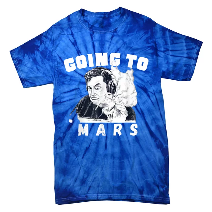 Going To Mars Occupy Mars Elon Marsexploration Tie-Dye T-Shirt