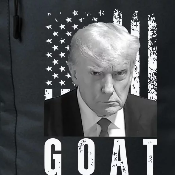 GOAT Trump Mugshot Legend Donald Trump 2024 Daily Commute Backpack