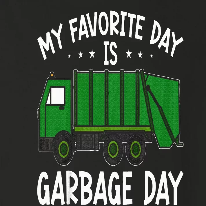 Garbage Truck  My Favorite Day Is Garbage Day Toddler Long Sleeve Shirt