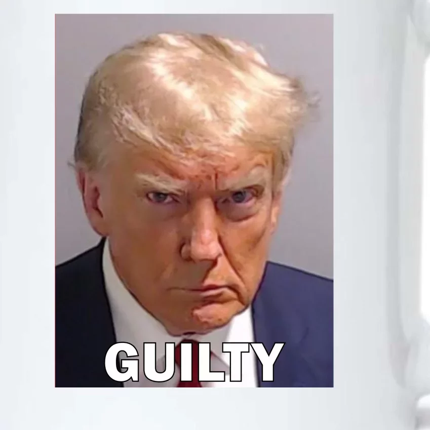 Guilty Trump Mugshot Black Color Changing Mug