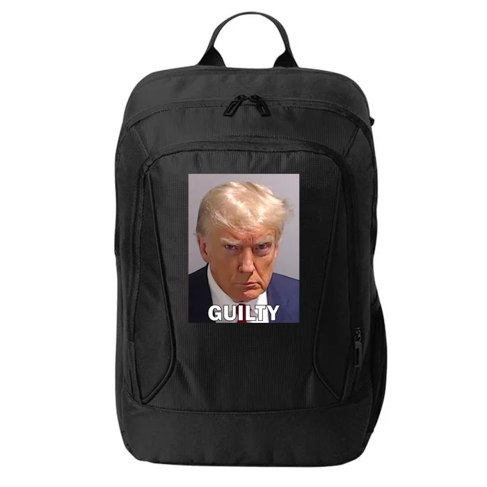 Guilty Trump Mugshot City Backpack