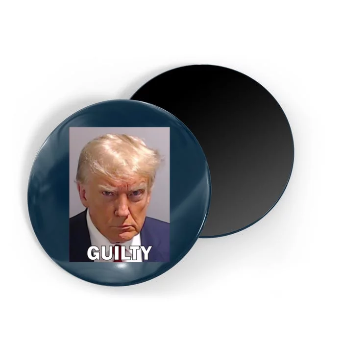 Guilty Trump Mugshot Magnet