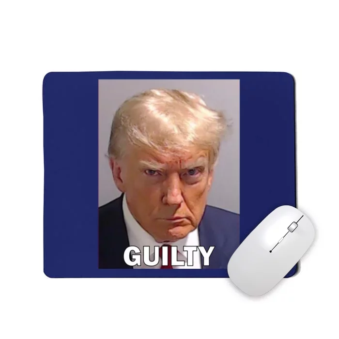 Guilty Trump Mugshot Mousepad