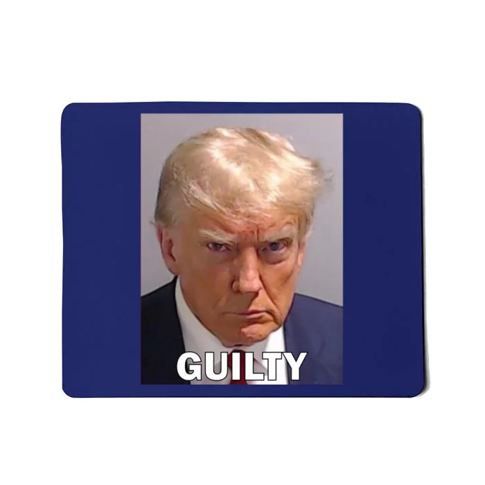 Guilty Trump Mugshot Mousepad