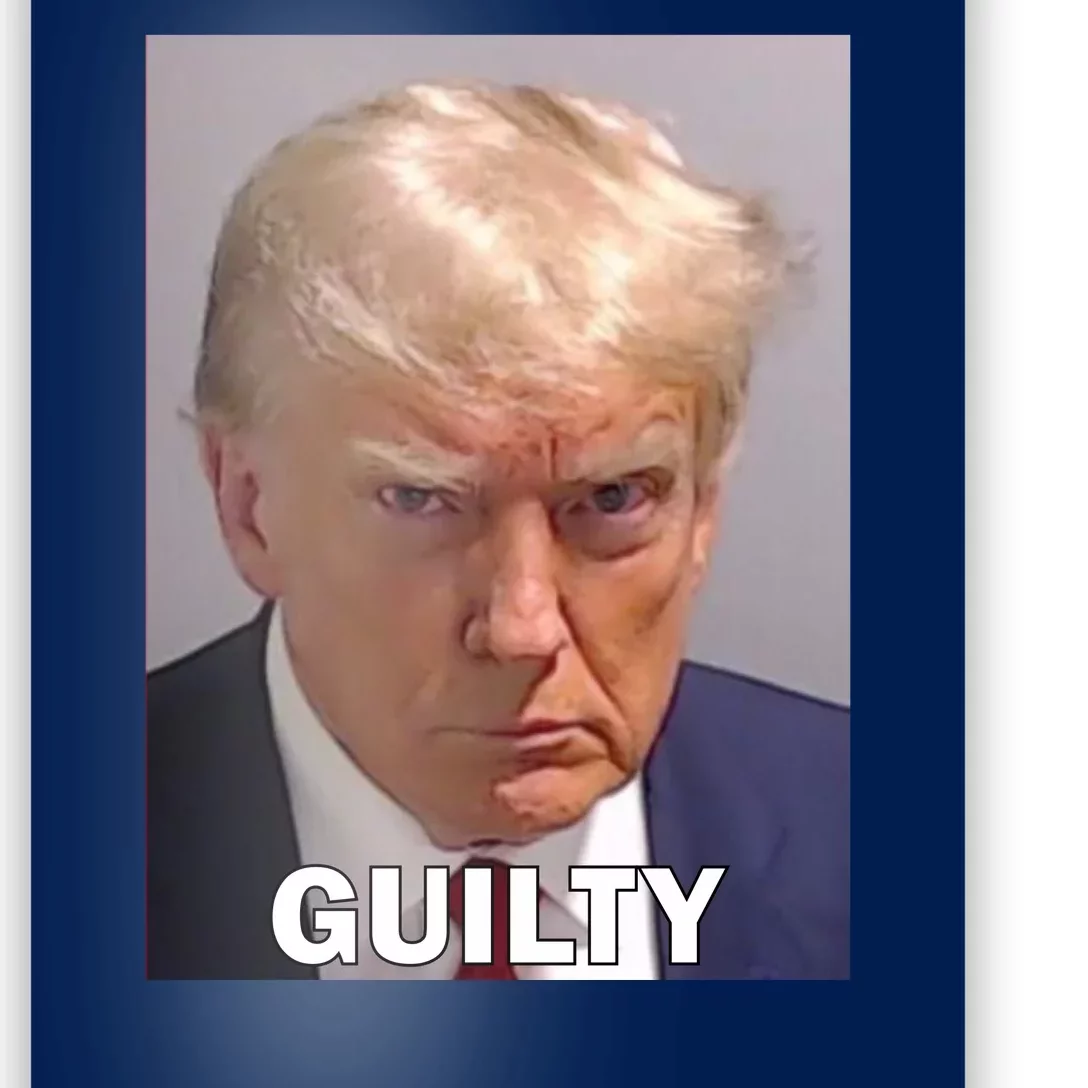 Guilty Trump Mugshot Poster