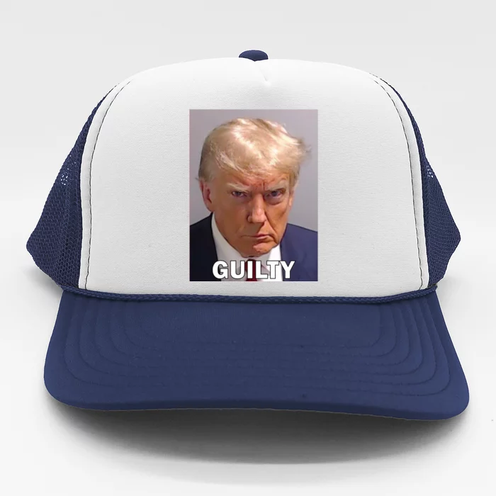 Guilty Trump Mugshot Trucker Hat