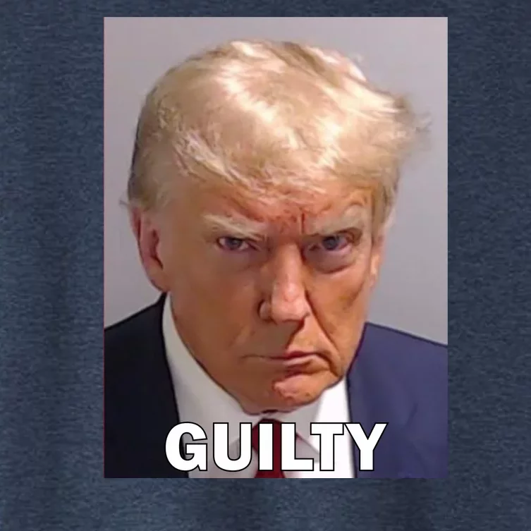 Guilty Trump Mugshot Women's Crop Top Tee