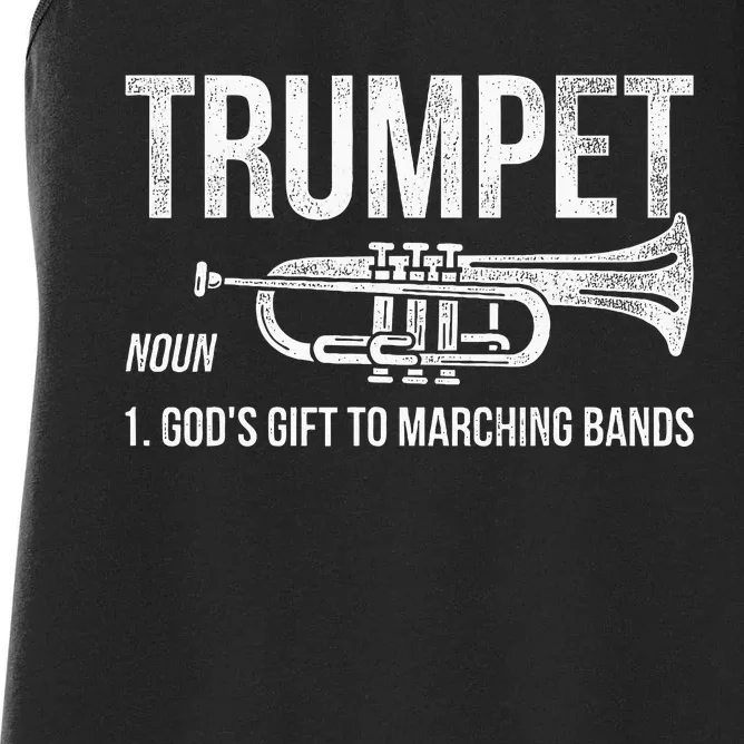 Gift To Marching Band Trumpet Women's Racerback Tank