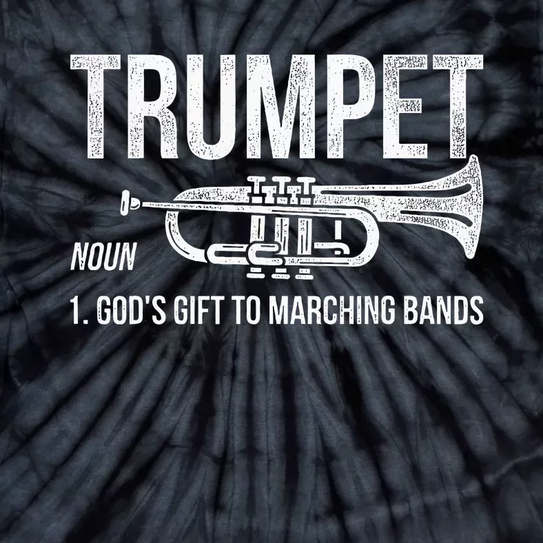 Gift To Marching Band Trumpet Tie-Dye T-Shirt