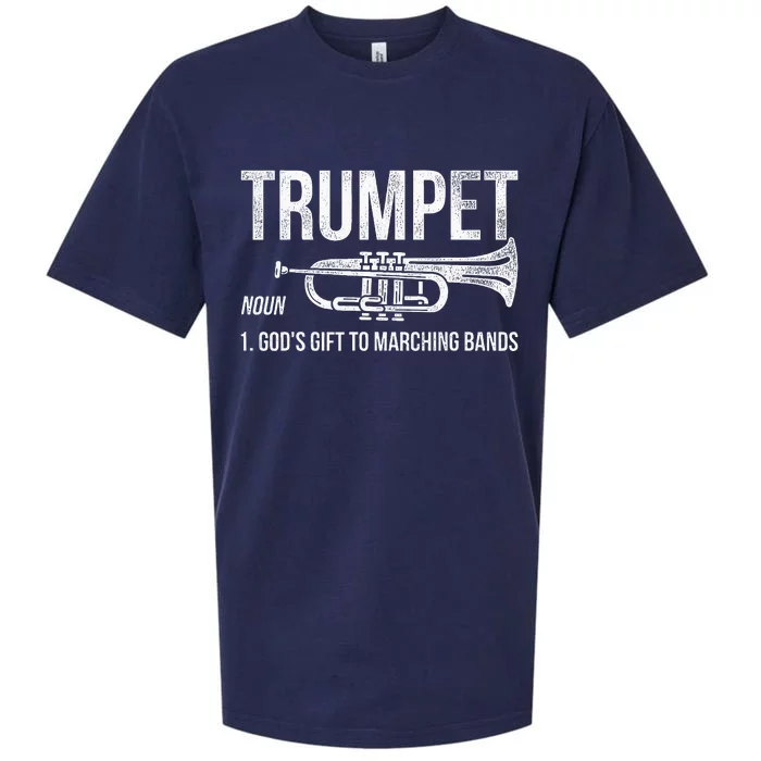 Gift To Marching Band Trumpet Sueded Cloud Jersey T-Shirt