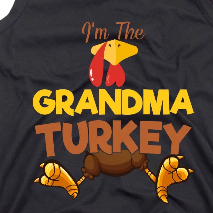 Grandma Turkey Matching Family Group Thanksgiving Gifts Tank Top