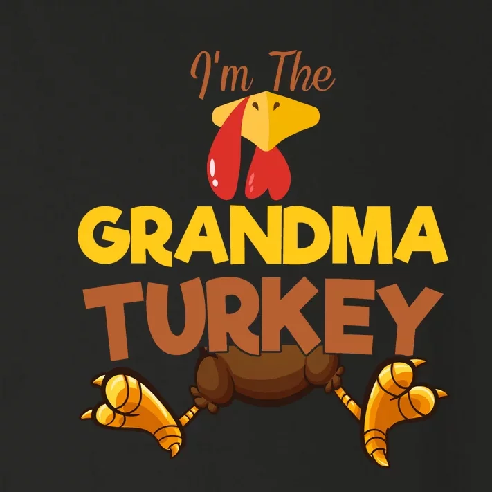 Grandma Turkey Matching Family Group Thanksgiving Gifts Toddler Long Sleeve Shirt