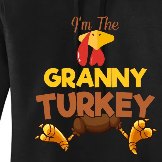 Granny Turkey Matching Family Group Thanksgiving Gifts Women's Pullover Hoodie