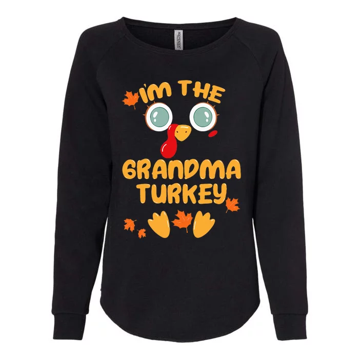 GRANDMA Turkey Matching Family Thanksgiving Party Pajama Womens California Wash Sweatshirt