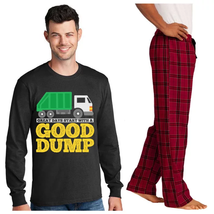 Garbage Truck Meaningful Gift Long Sleeve Pajama Set