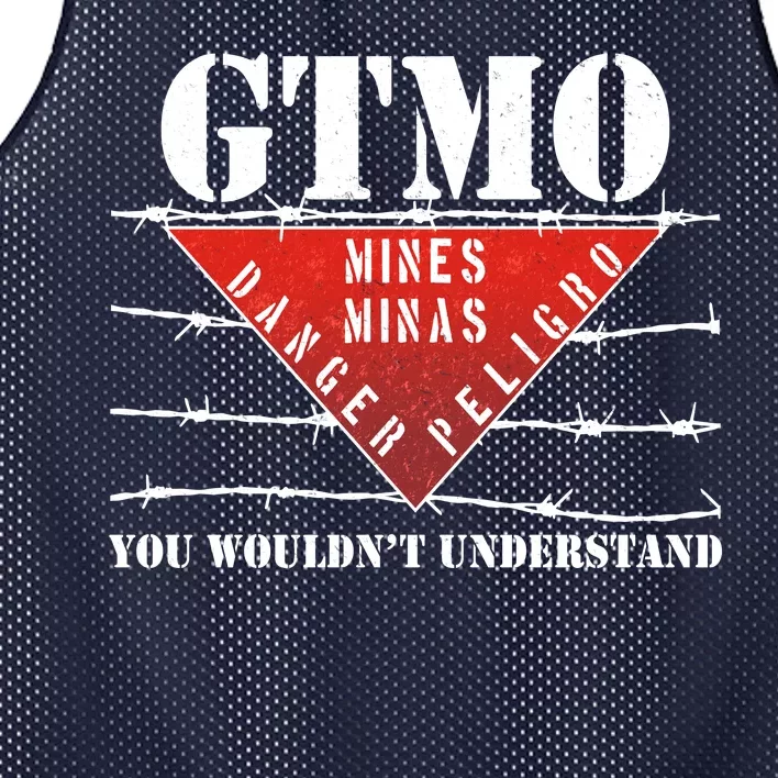 GTMO You Wouldn't Understand Mesh Reversible Basketball Jersey Tank