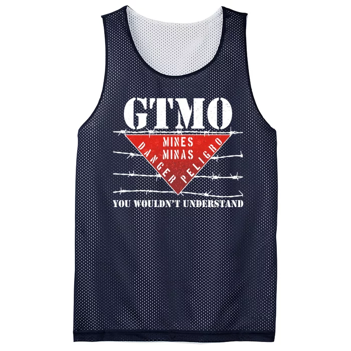 GTMO You Wouldn't Understand Mesh Reversible Basketball Jersey Tank