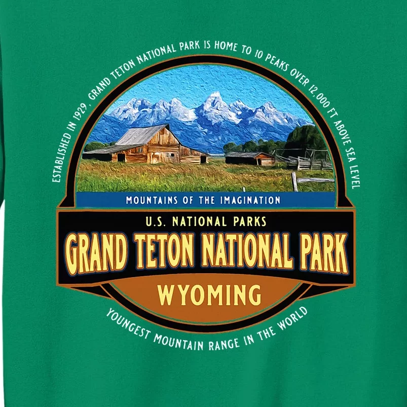 Grand Teton National Park Wyoming Usa Mountains Souvenir Sweatshirt