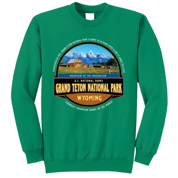 Grand Teton National Park Wyoming Usa Mountains Souvenir Sweatshirt