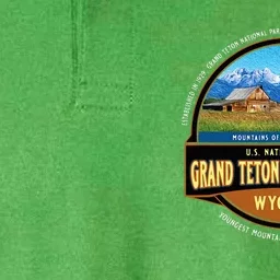 Grand Teton National Park Wyoming Usa Mountains Souvenir Softstyle Adult Sport Polo